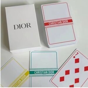 Dior playing cards (beauty gwp)